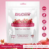 Xylichew Xylitol Gum - Pomegranate Raspberry - 50 Pieces
