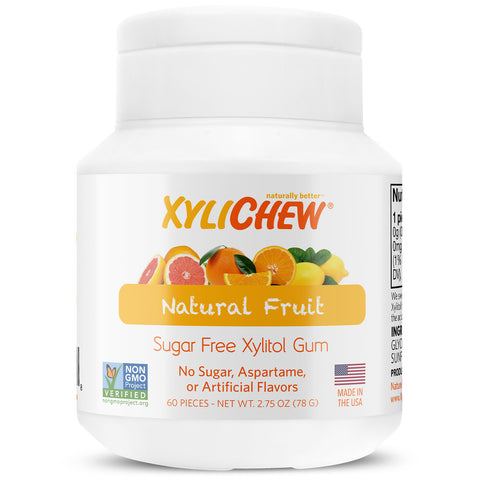 Xylichew Gum - Fruit Jar - 60 Pieces